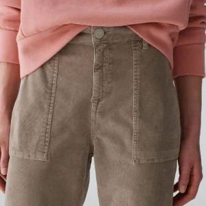 OPUS Cropped Wide Jeans Mokoti Work Braun Online Bestellen^Damen Hosen | Jeans