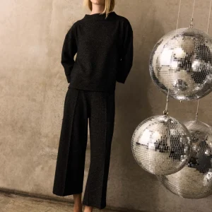 OPUS Culotte Misha Festive Schwarz Online Bestellen^Damen Hosen