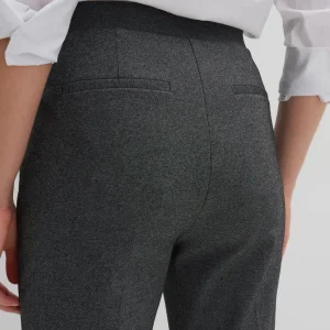 OPUS Flared Pants Curinna Mélange Grau Online Bestellen^Damen Hosen