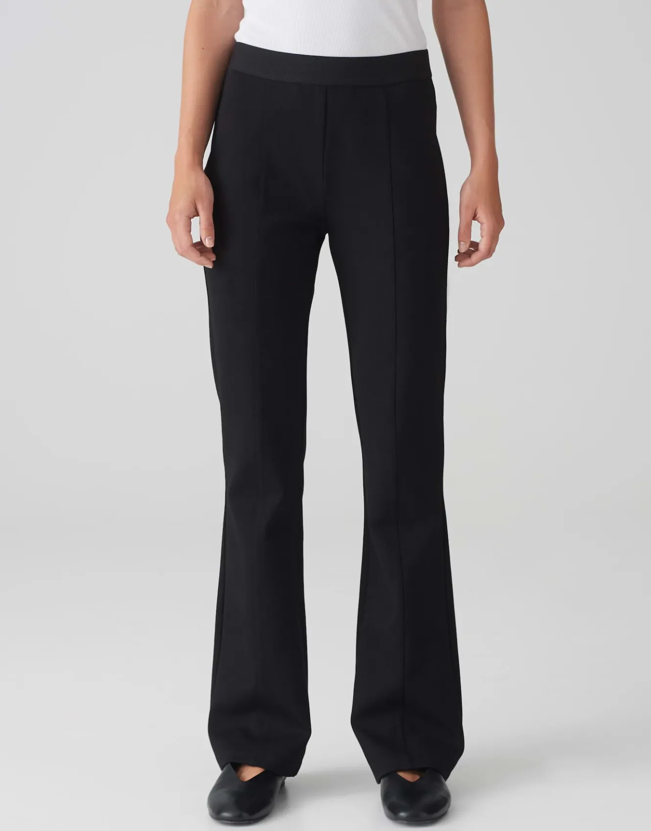 flared_pants_erja_sporty_schwarz_online_bestellen_1.webp OPUS Flared Pants Erja Sporty Schwarz Online Bestellen^Damen Hosen
