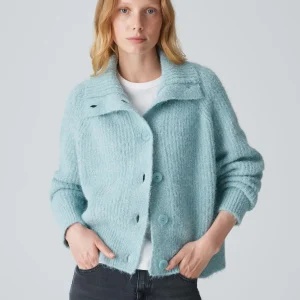 OPUS Grobstrickjacke Dazzi Blau Online Bestellen^Damen Strick