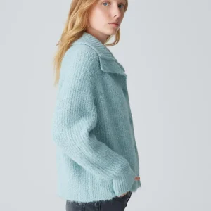 OPUS Grobstrickjacke Dazzi Blau Online Bestellen^Damen Strick