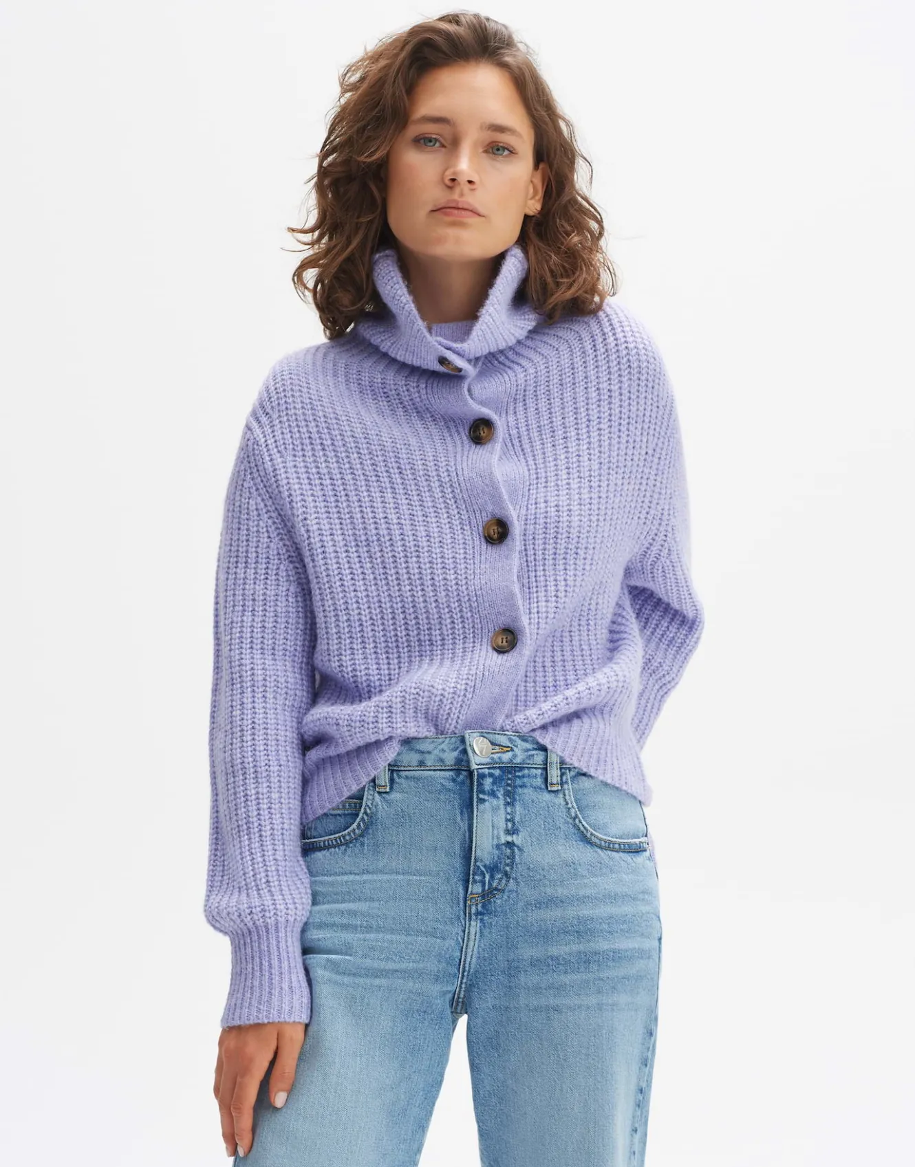 grobstrickjacke_dokuli_lila_online_bestellen_1.webp OPUS Grobstrickjacke Dokuli Lila Online Bestellen^Damen Strick
