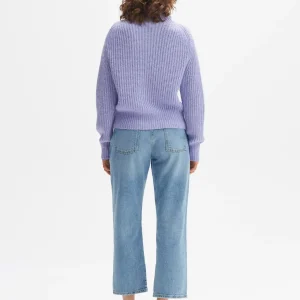 OPUS Grobstrickjacke Dokuli Lila Online Bestellen^Damen Strick