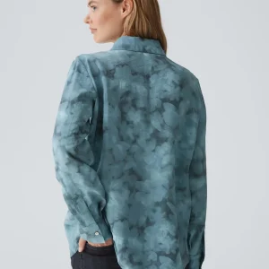 OPUS Hemdbluse Falkina Faded Blau Online Bestellen^Damen Blusen