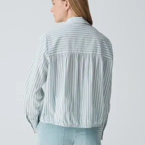 OPUS Hemdbluse Febula Blau Online Bestellen^Damen Blusen