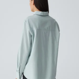 OPUS Hemdbluse Flanella Blau Online Bestellen^Damen Blusen