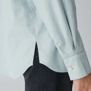 OPUS Hemdbluse Flanella Blau Online Bestellen^Damen Blusen