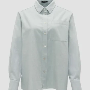 OPUS Hemdbluse Flanella Blau Online Bestellen^Damen Blusen