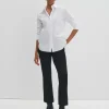 OPUS Hemdbluse Znowi Detail Weiß Online Bestellen^Damen Blusen