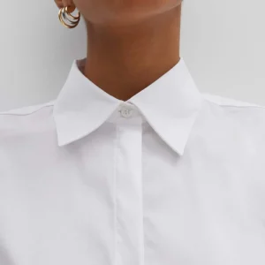 OPUS Hemdbluse Znowi Detail Weiß Online Bestellen^Damen Blusen