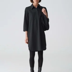 OPUS Hemdblusenkleid Wenso Schwarz Online Bestellen^Damen Kleider