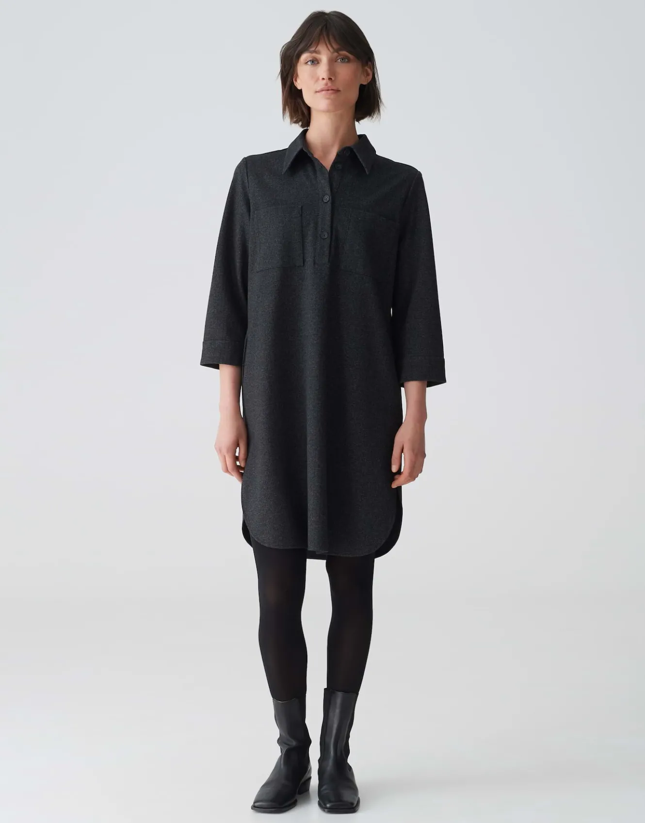 hemdblusenkleid_wenso_schwarz_online_bestellen_1.webp OPUS Hemdblusenkleid Wenso Schwarz Online Bestellen^Damen Kleider