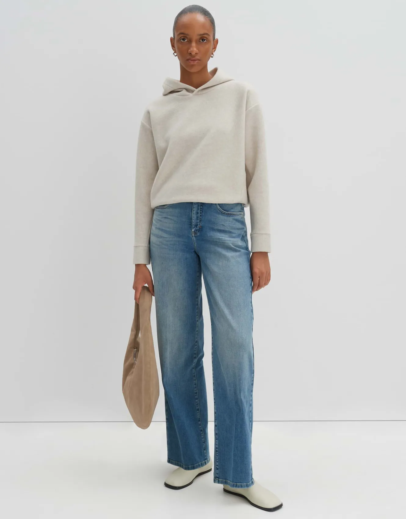 hoodie_ulany_beige_online_bestellen_6.webp OPUS Hoodie Ulany Beige Online Bestellen^Damen Sweat