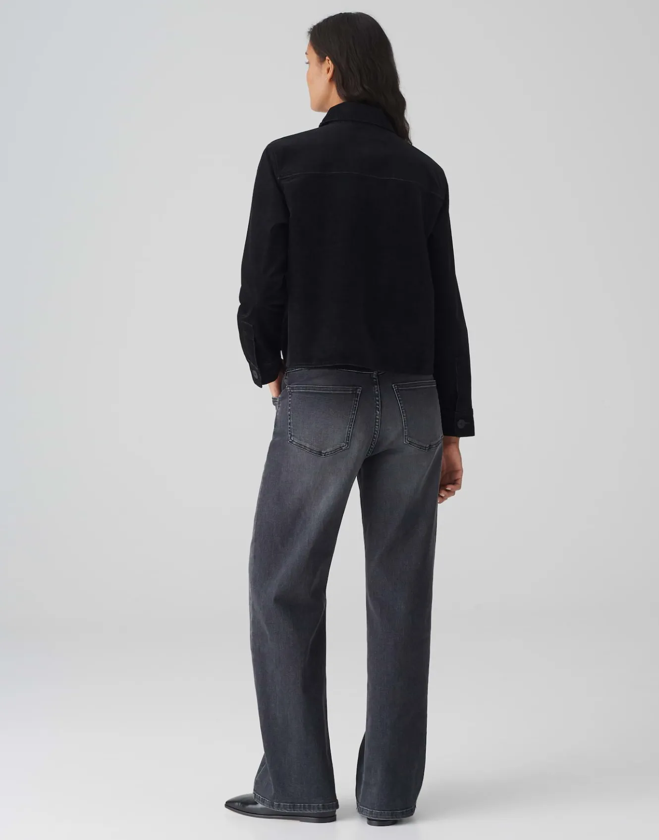 jeansjacke_hedra_schwarz_online_bestellen_2.webp OPUS Jeansjacke Hedra Schwarz Online Bestellen^Damen Jacken / Mäntel