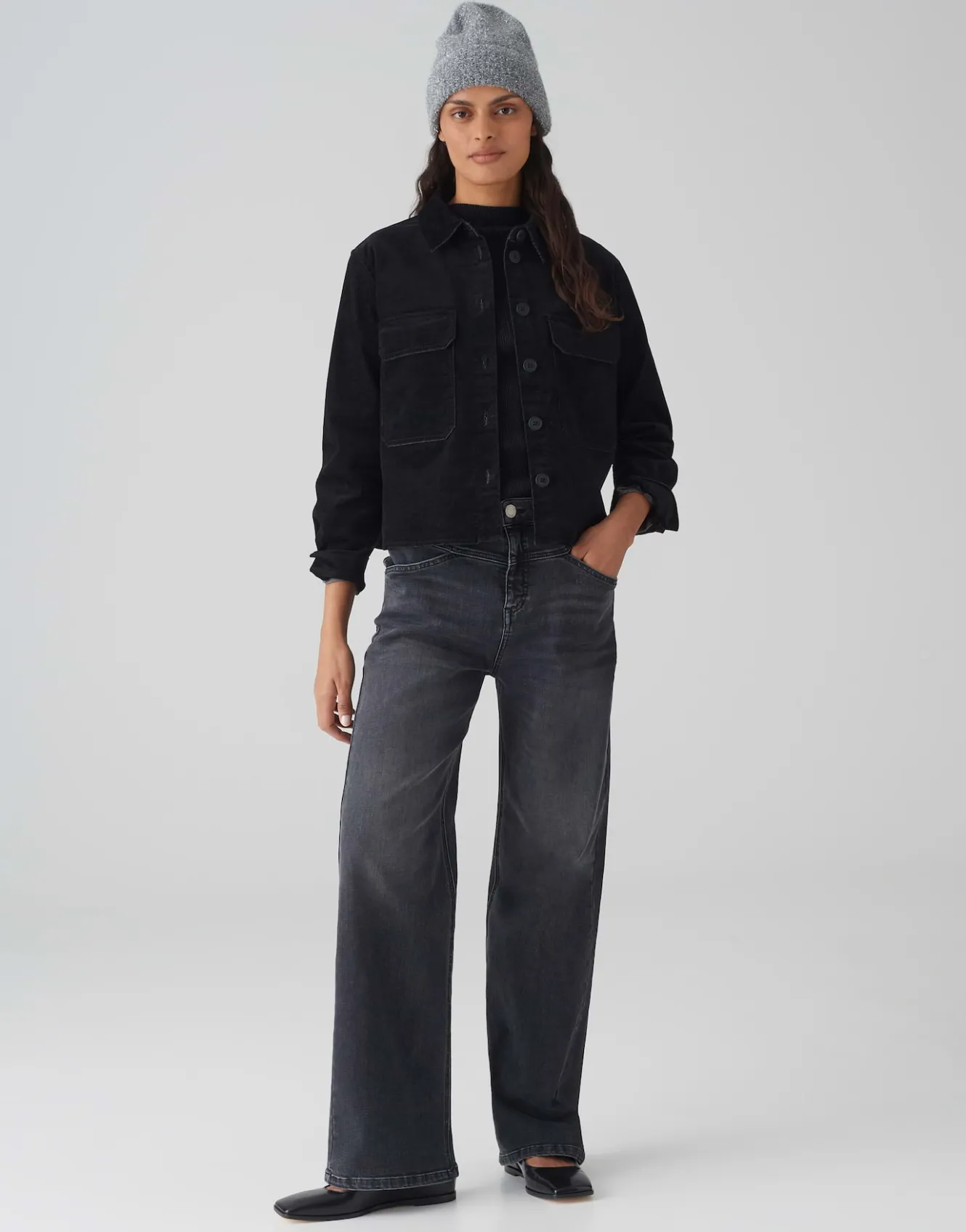 jeansjacke_hedra_schwarz_online_bestellen_5.webp OPUS Jeansjacke Hedra Schwarz Online Bestellen^Damen Jacken / Mäntel