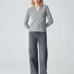 OPUS Jerseyshirt Somoko Grau Online Bestellen^Damen Shirts