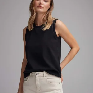 OPUS Jerseytop Ilayda Schwarz Online Bestellen^Damen Basics | Shirts