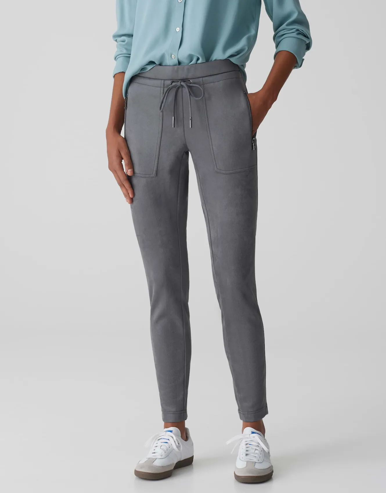 jogpants_elvina_cargo_grau_online_bestellen_1.webp OPUS Jogpants Elvina Cargo Grau Online Bestellen^Damen Hosen