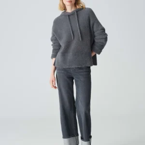 OPUS Kapuzenpullover Pidlona Grau Online Bestellen^Damen Strick