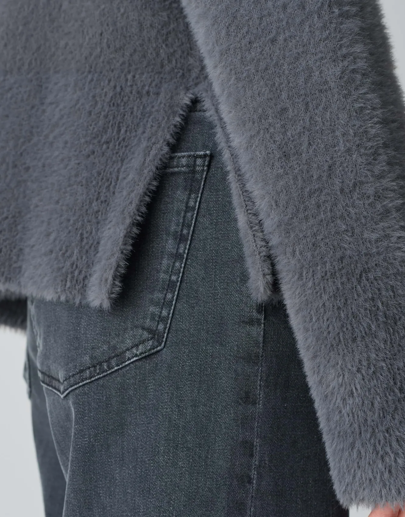 kapuzenpullover_pidlona_grau_online_bestellen_4.webp OPUS Kapuzenpullover Pidlona Grau Online Bestellen^Damen Strick