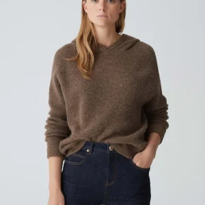 OPUS Kapuzenpullover Poody Braun Online Bestellen^Damen Strick