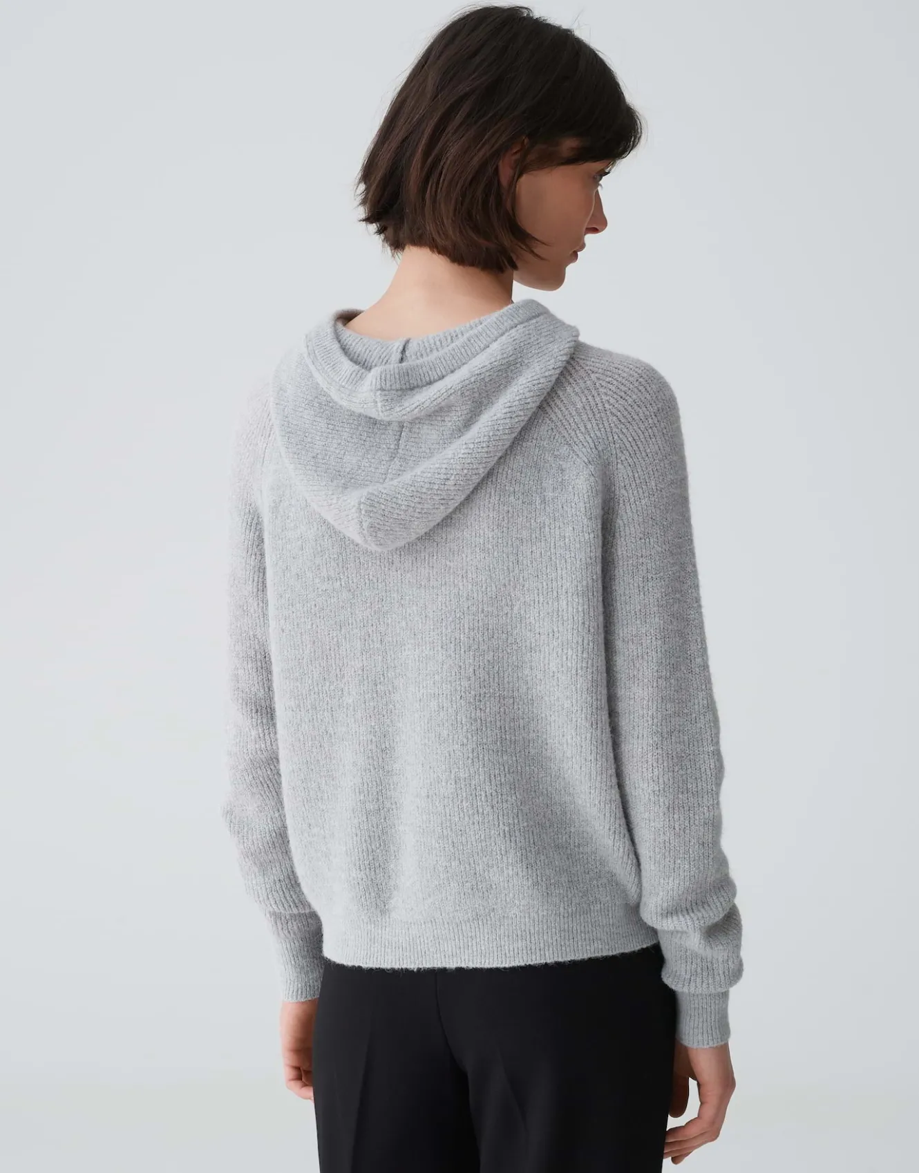 kapuzenpullover_poody_grau_online_bestellen_2.webp OPUS Kapuzenpullover Poody Grau Online Bestellen^Damen Strick