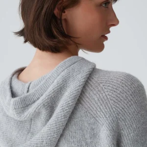 OPUS Kapuzenpullover Poody Grau Online Bestellen^Damen Strick