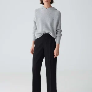 OPUS Kapuzenpullover Poody Grau Online Bestellen^Damen Strick