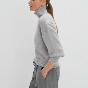 OPUS Kaschmir Pullover Tija Grau Online Bestellen^Damen Strick