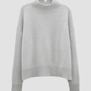 OPUS Kaschmir Pullover Tija Grau Online Bestellen^Damen Strick
