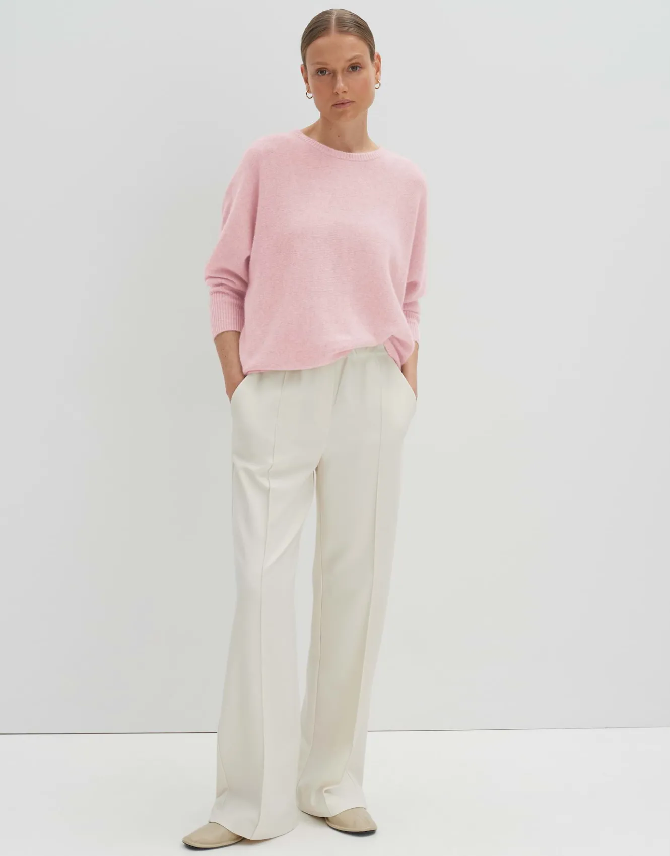 kaschmir_pullover_tjade_ros_online_bestellen_5.webp OPUS Kaschmir Pullover Tjade Rosé Online Bestellen^Damen Strick
