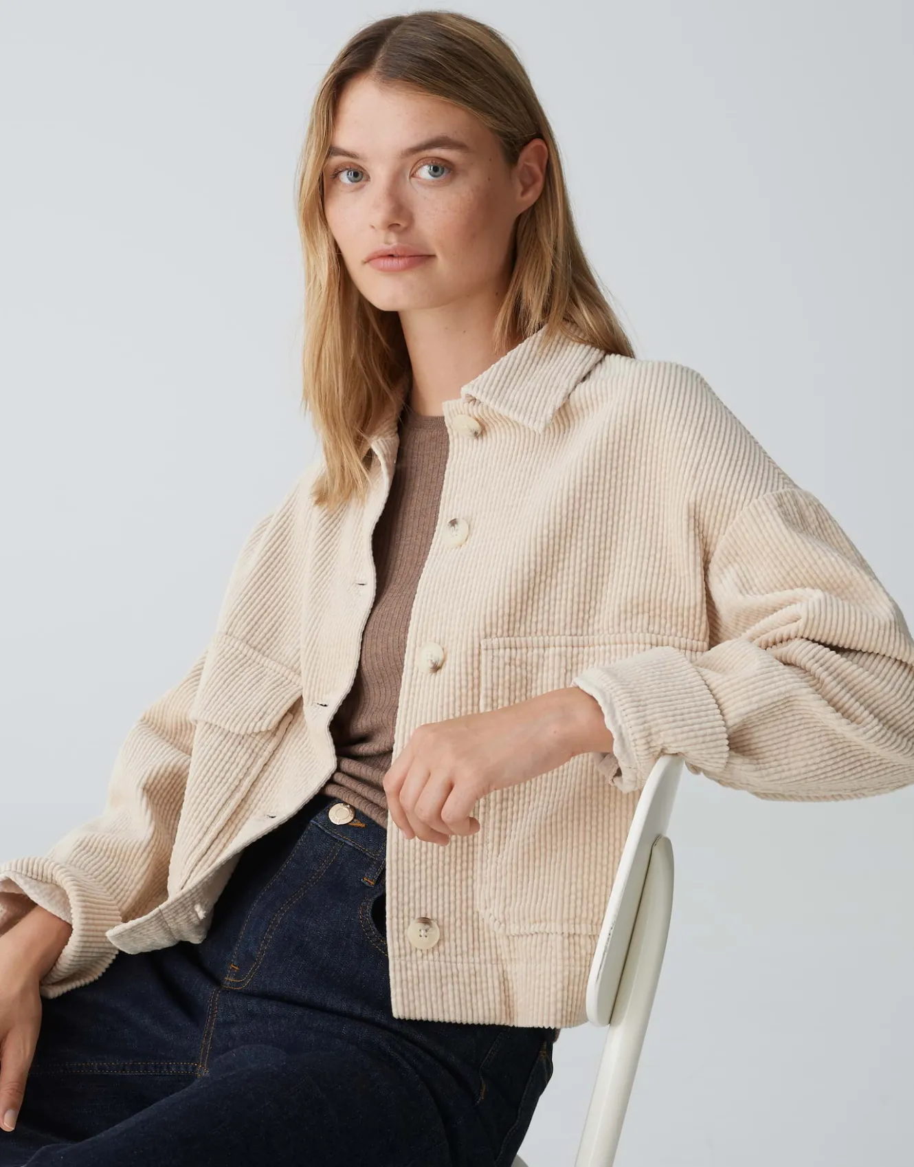 kurzjacke_hennja_beige_online_bestellen_8.webp OPUS Kurzjacke Hennja Beige Online Bestellen^Damen Jacken / Mäntel | Blazer / Westen
