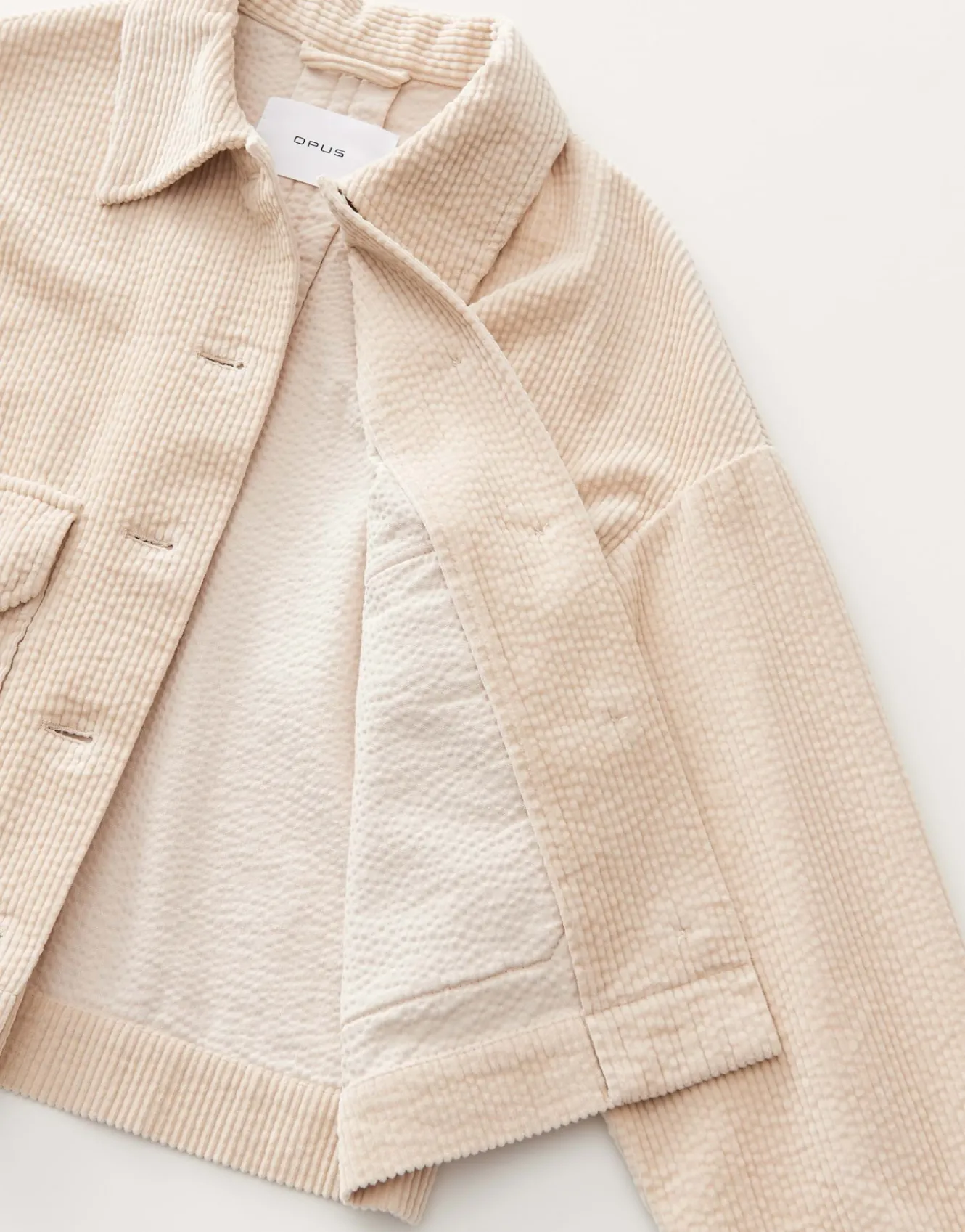 kurzjacke_hennja_beige_online_bestellen_9.webp OPUS Kurzjacke Hennja Beige Online Bestellen^Damen Jacken / Mäntel | Blazer / Westen