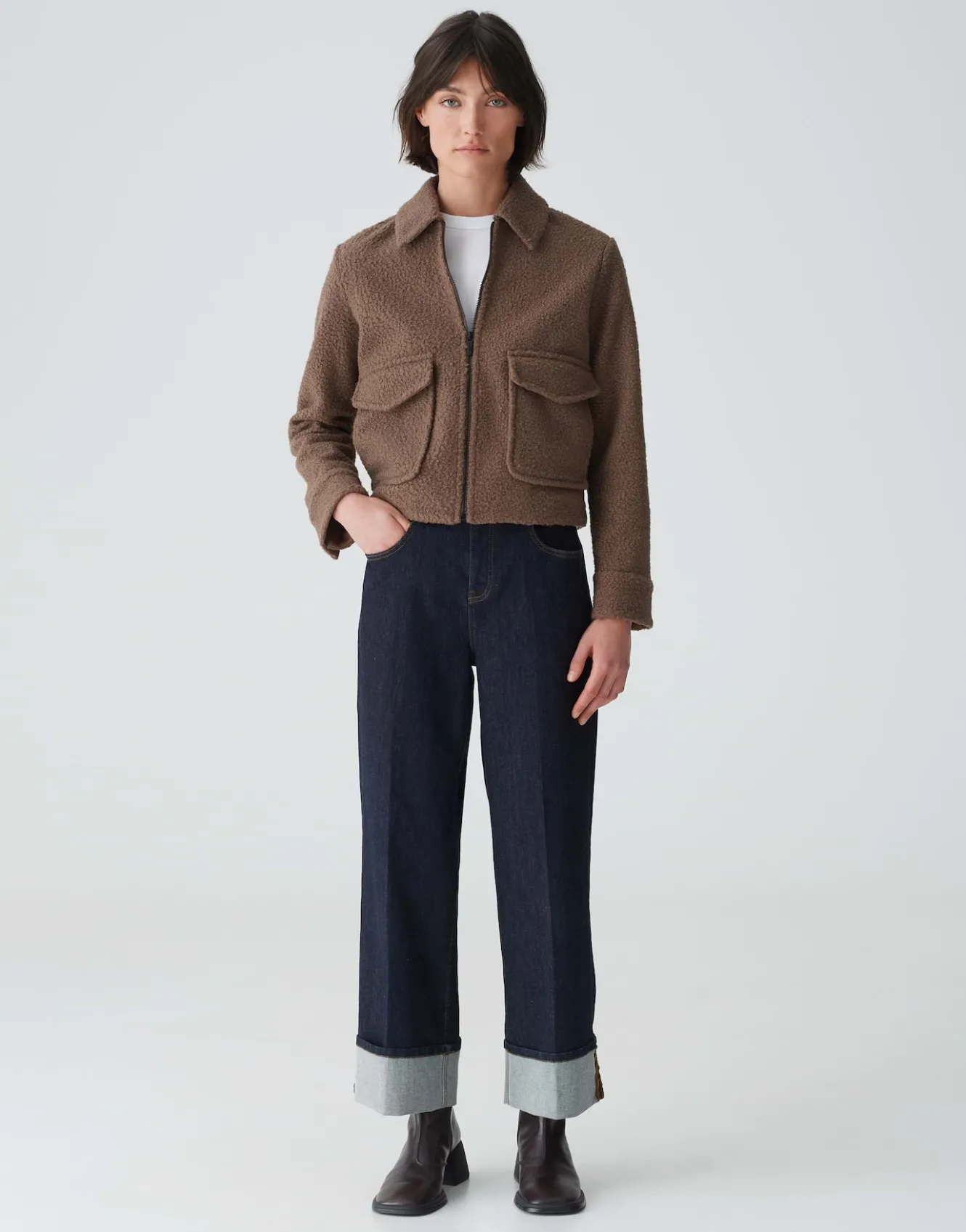 kurzjacke_holma_braun_online_bestellen_7.webp OPUS Kurzjacke Holma Braun Online Bestellen^Damen Jacken / Mäntel | Blazer / Westen