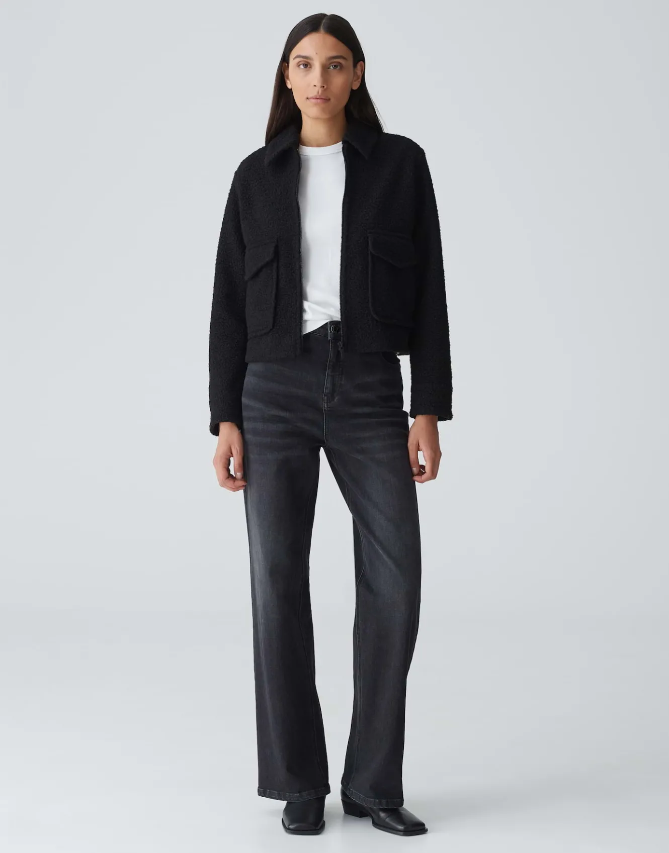 kurzjacke_holma_schwarz_online_bestellen_6.webp OPUS Kurzjacke Holma Schwarz Online Bestellen^Damen Jacken / Mäntel | Blazer / Westen