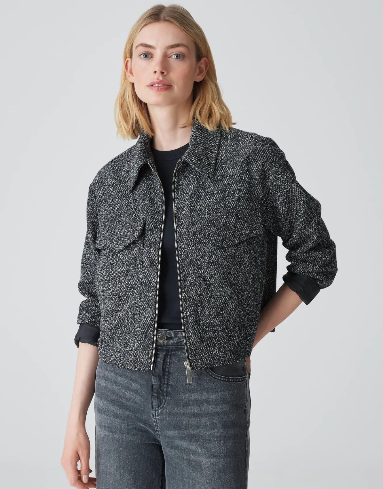 kurzjacke_jasko_schwarz_online_bestellen_1.webp OPUS Kurzjacke Jasko Schwarz Online Bestellen^Damen Jacken / Mäntel