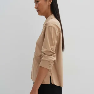 OPUS Langarmbluse Zelura Beige Online Bestellen^Damen Blusen