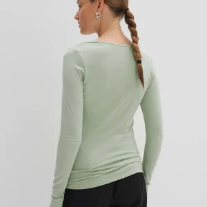 OPUS Langarmshirt Kalia Grün Online Bestellen^Damen Basics | Shirts