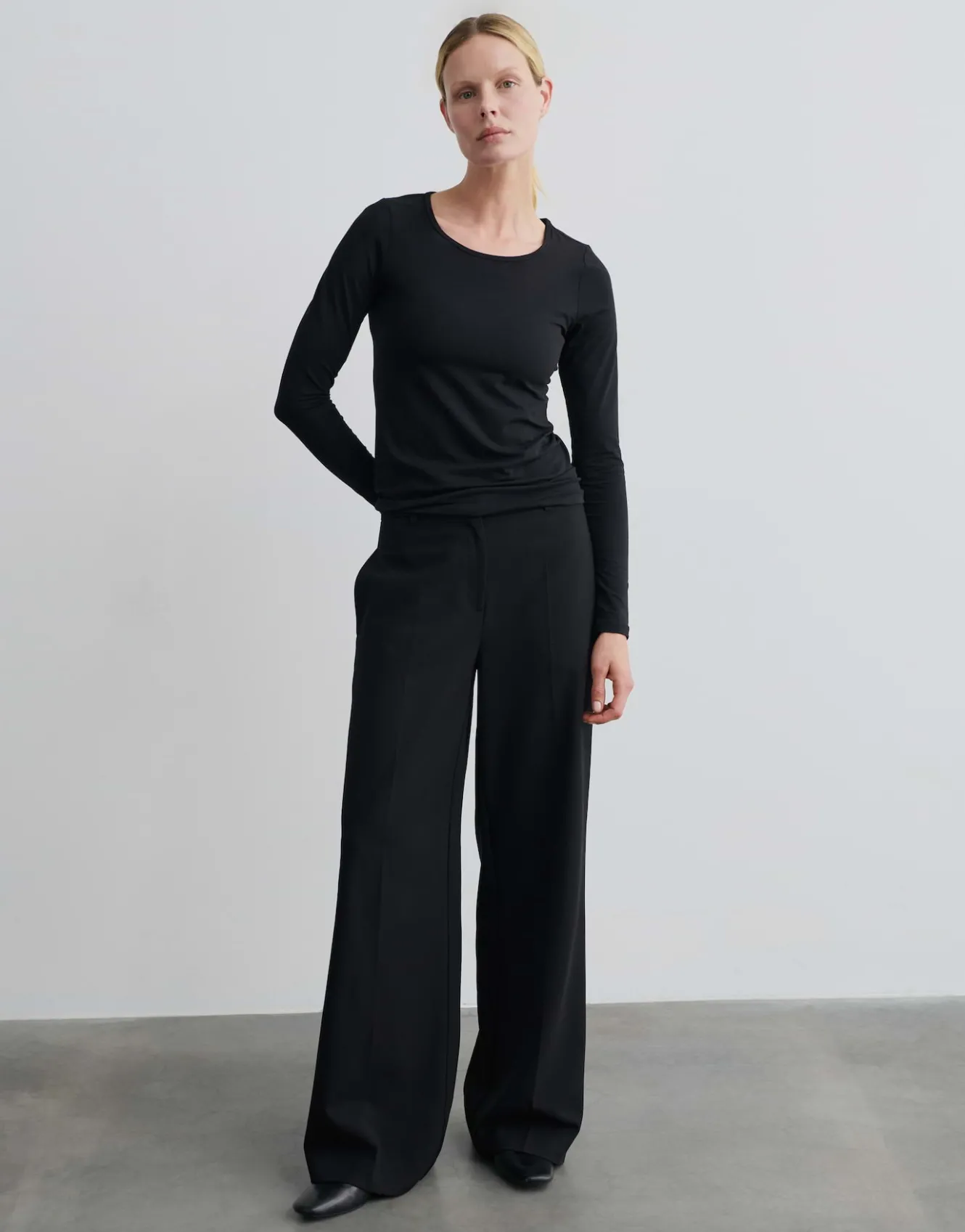 langarmshirt_kalia_schwarz_online_bestellen_0.webp OPUS Langarmshirt Kalia Schwarz Online Bestellen^Damen Basics | Shirts