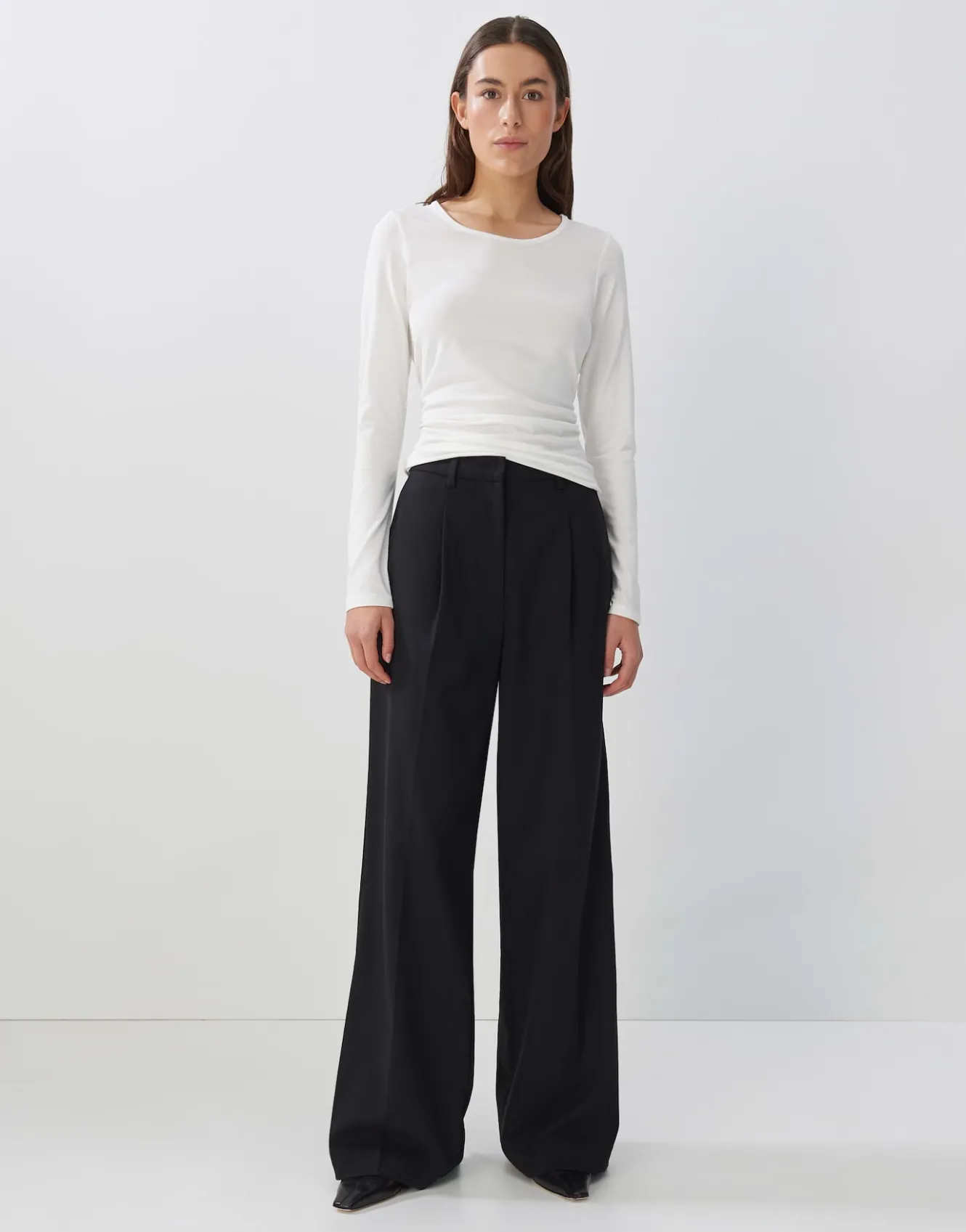 langarmshirt_kalia_wei_online_bestellen_0.webp OPUS Langarmshirt Kalia Weiß Online Bestellen^Damen Basics | Shirts