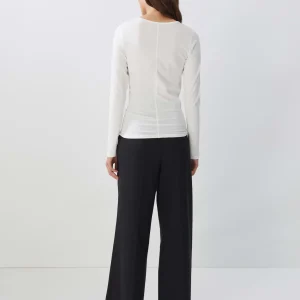 OPUS Langarmshirt Kalia Weiß Online Bestellen^Damen Basics | Shirts