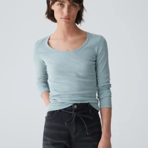 OPUS Langarmshirt Sorana Blau Online Bestellen^Damen Basics | Shirts