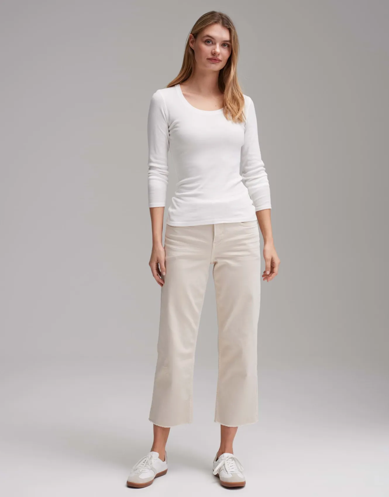langarmshirt_sorana_wei_online_bestellen_0.webp OPUS Langarmshirt Sorana Weiß Online Bestellen^Damen Basics | Shirts