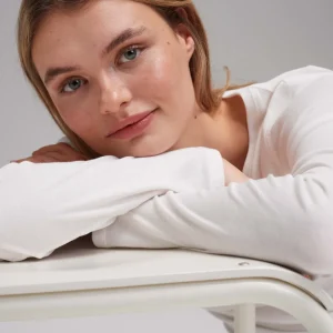 OPUS Langarmshirt Sorana Weiß Online Bestellen^Damen Basics | Shirts