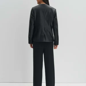 OPUS Lederblazer Noebe Schwarz Online Bestellen^Damen Blazer / Westen