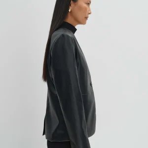 OPUS Lederblazer Noebe Schwarz Online Bestellen^Damen Blazer / Westen