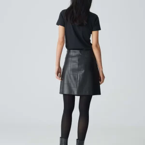 OPUS Lederrock Romela Schwarz Online Bestellen^Damen Röcke