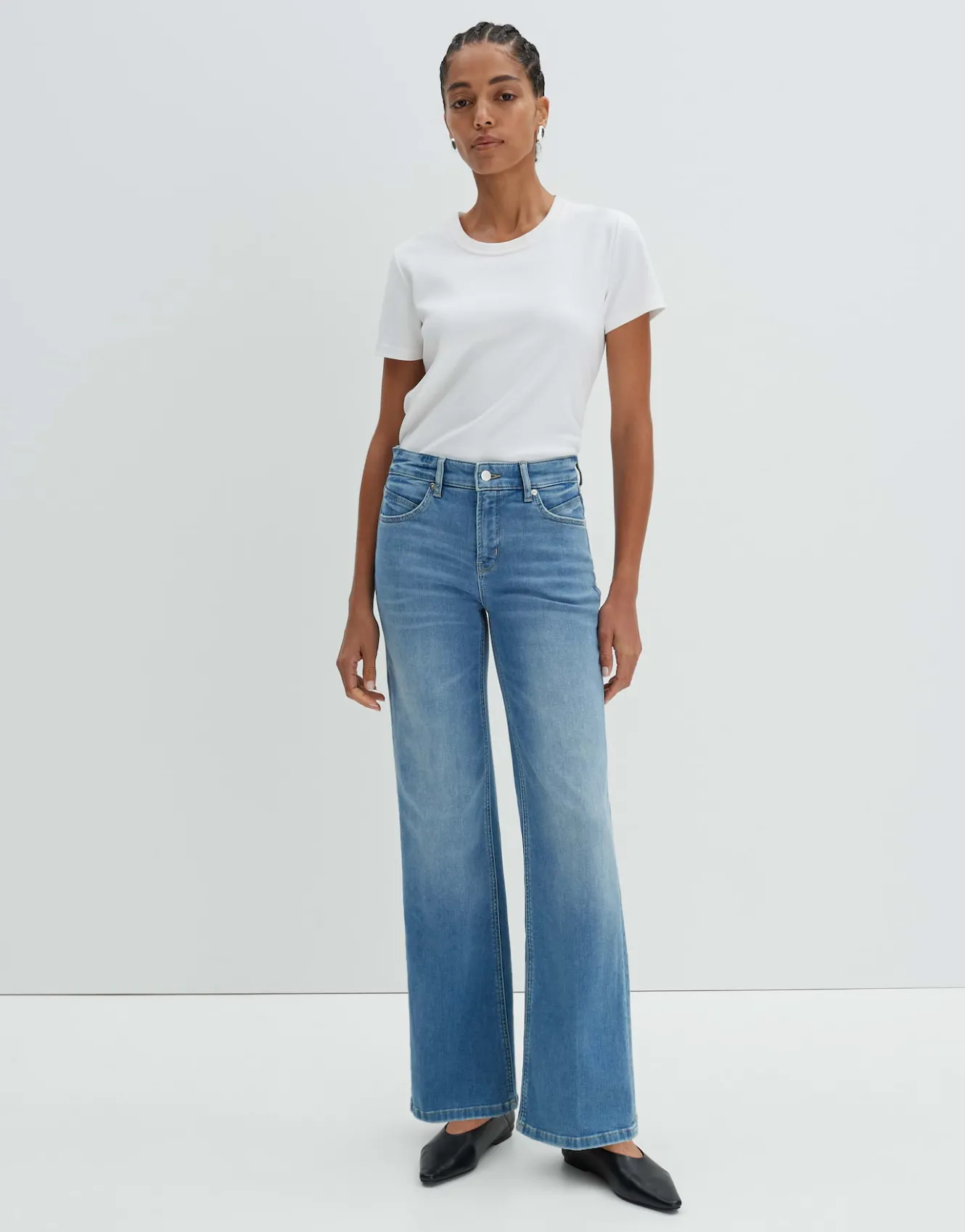 long_flared_jeans_carie_blau_online_bestellen_0.webp OPUS Long Flared Jeans Carie Blau Online Bestellen^Damen Jeans