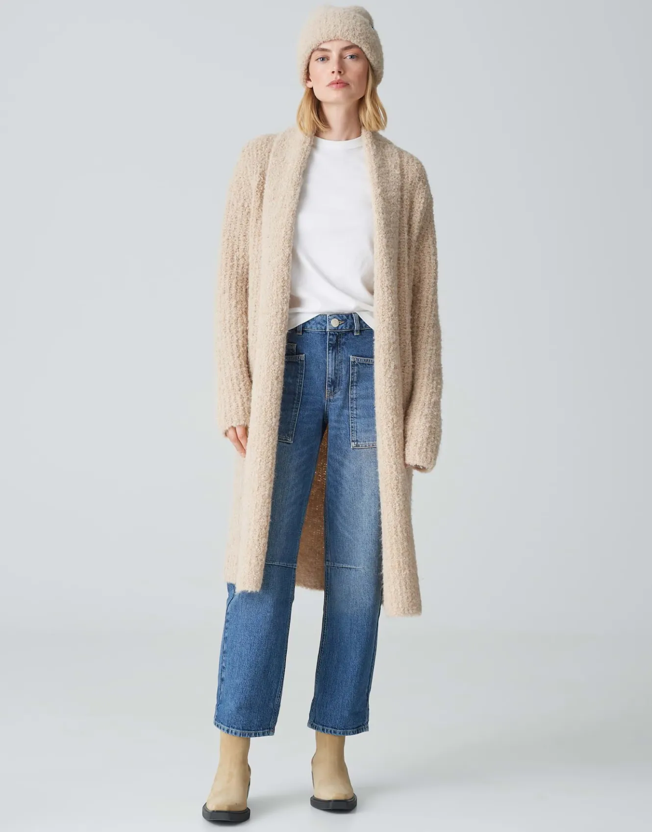 longstrickjacke_dulina_beige_online_bestellen_5.webp OPUS Longstrickjacke Dulina Beige Online Bestellen^Damen Strick